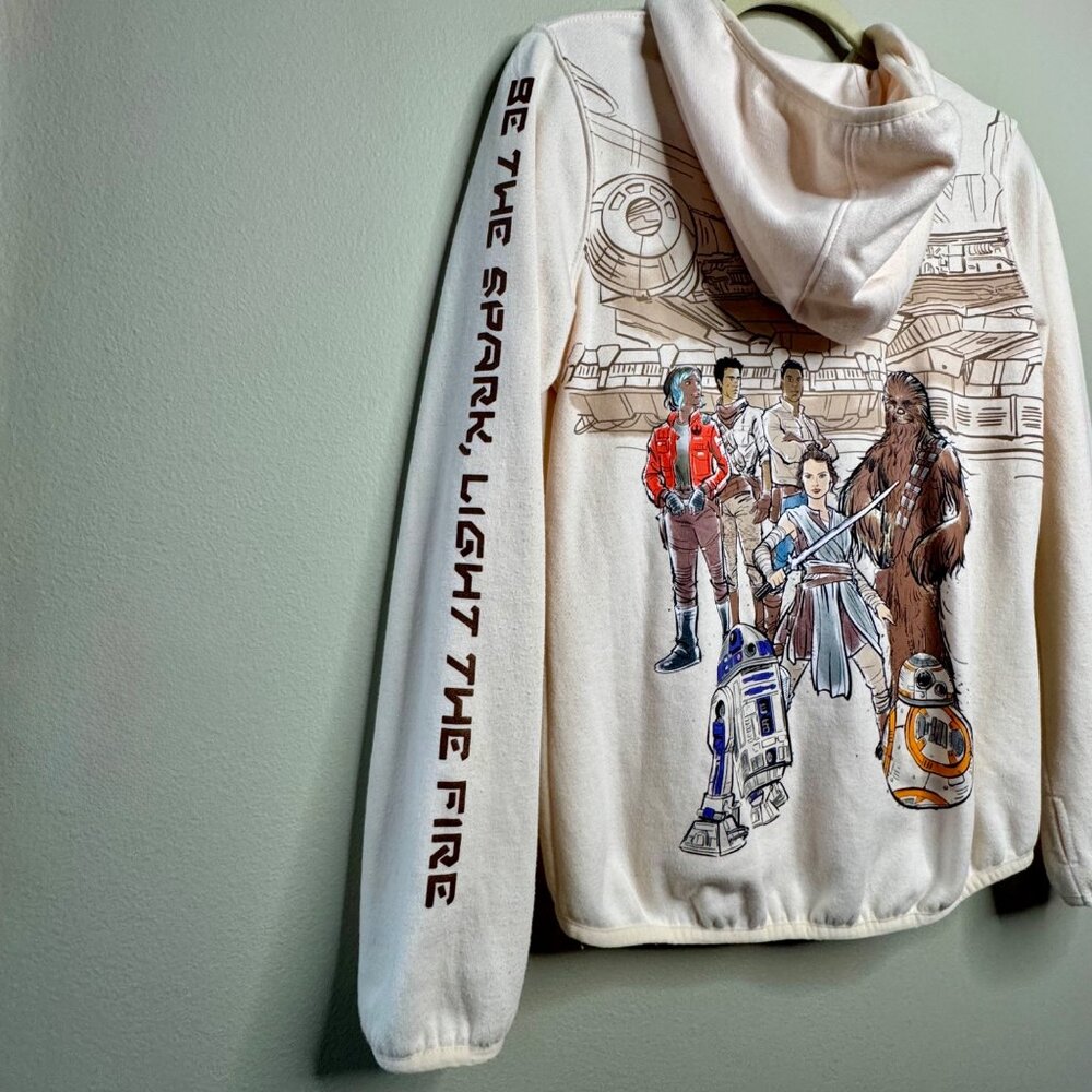 STAR WARS Galaxy's Edge Hoodie Kids 14 XL Disneyland Official Zip Sweatshirt - Picture 4 of 11